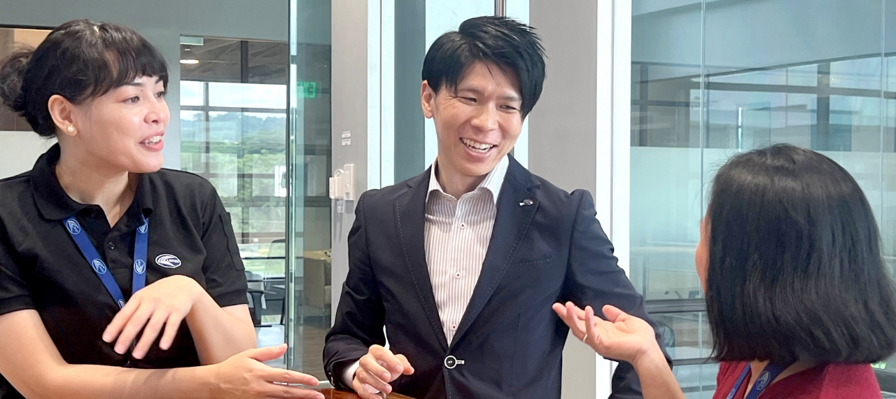 W・Yさんが会話をしている様子